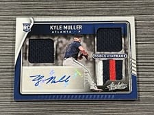 2022 Panini Absolute Tools of the Trade 3 Swatch Signatures Kyle Muller #TT3S-KM card