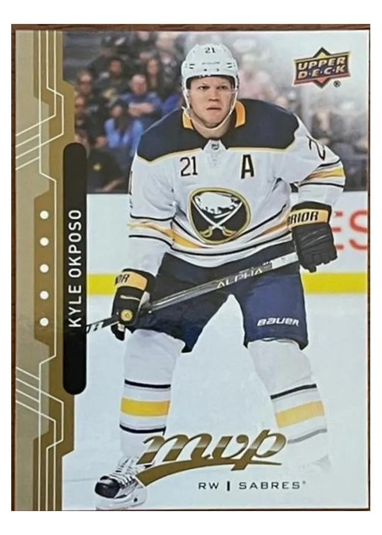 2018-19 Upper Deck MVP Base Set Kyle Okposo #58 card