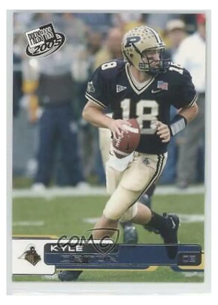 2005 Press Pass Kyle Orton #8 card