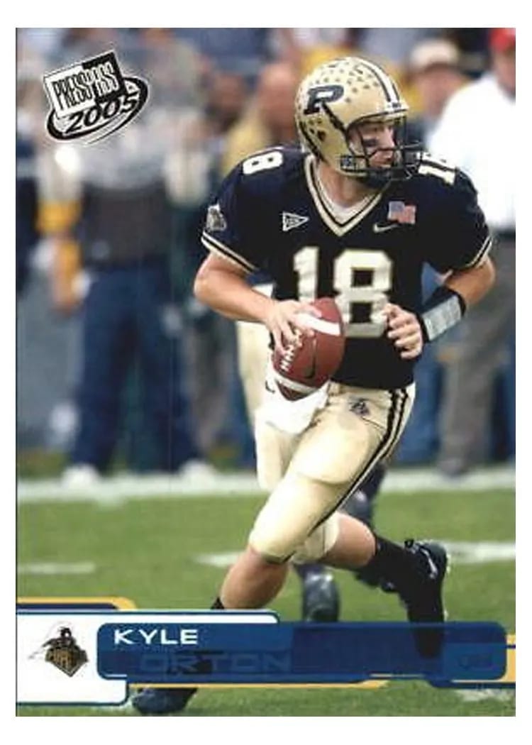 2005 Press Pass Kyle Orton Blue #B8 card