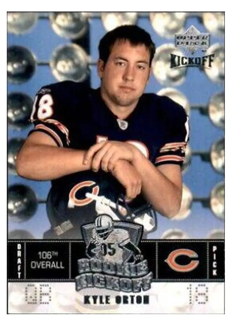2005 Upper Deck Kickoff Kyle Orton #126 card