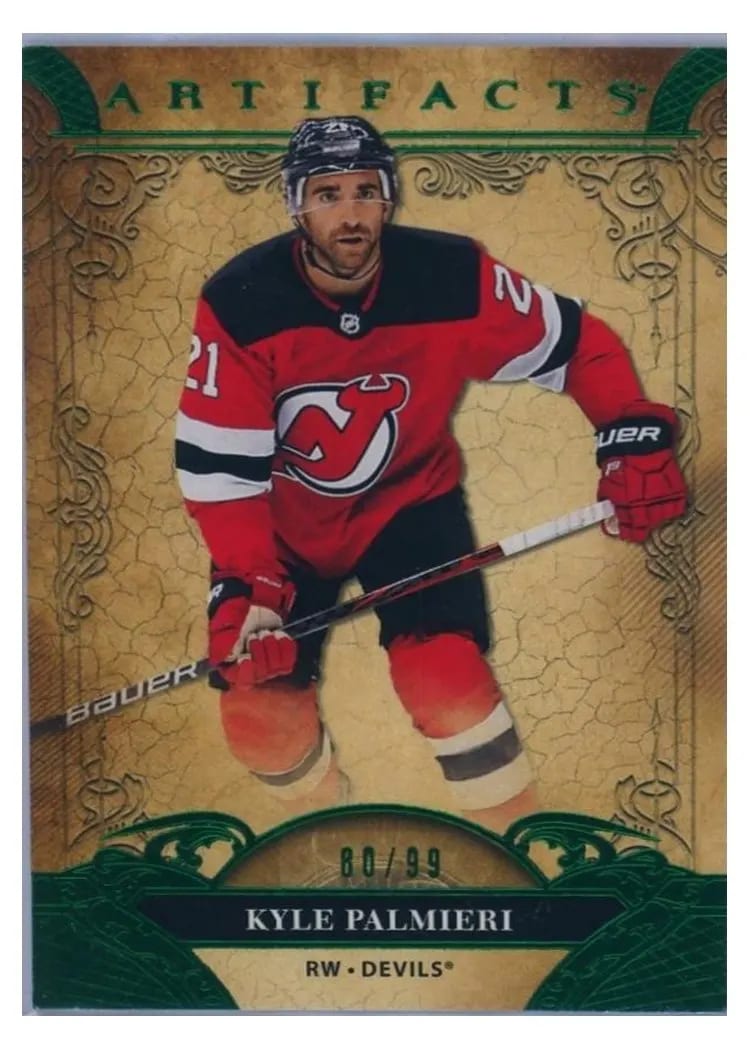 2020-21 Upper Deck Artifacts Base Set Kyle Palmieri #3 card