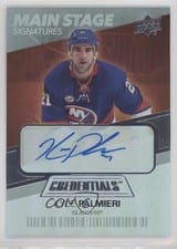2021-22 Upper Deck Credentials Main Stage Signatures Kyle Palmieri #BTS-KP card