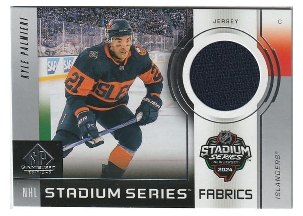 2024-25 SP Game Used 2024 Stadium Series Fabrics Kyle Palmieri #GSF-8 card