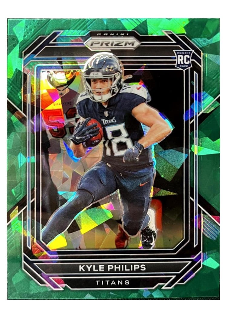2022 Panini Prizm Base Set Kyle Philips Green Ice #357 card