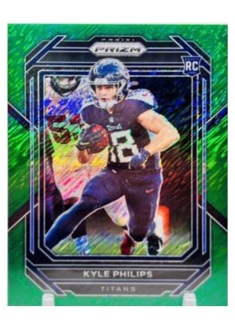 2022 Panini Prizm Base Set Kyle Philips Green Shimmer #357 card