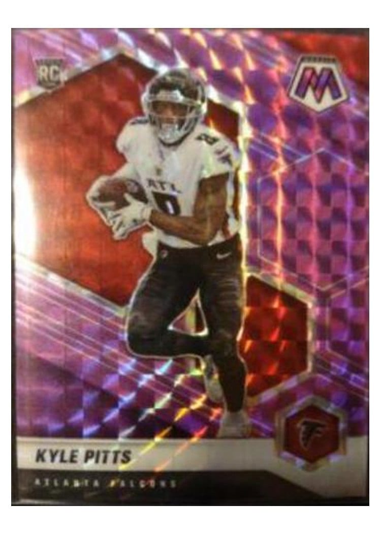 2021 Panini Mosaic Base Set Kyle Pitts Purple Mosaic #311 card