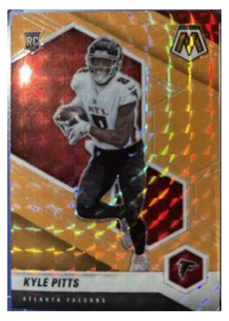 2021 Panini Mosaic Base Set Kyle Pitts #311 card