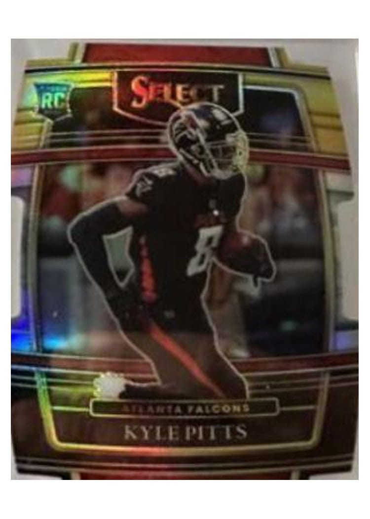 2021 Panini Prizm Base Set Kyle Pitts Gold Prizm #341 card