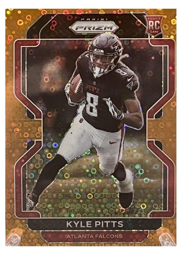 2021 Panini Prizm Base Set Kyle Pitts #341 card