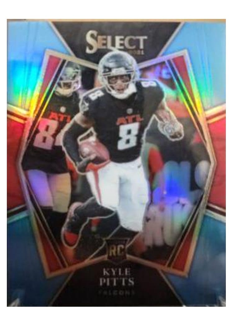 2021 Panini Select Base Set Kyle Pitts Blue #146 card