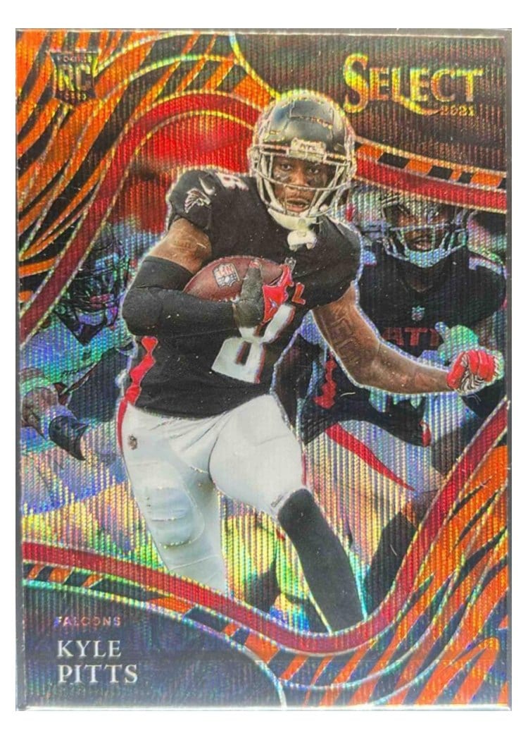 2021 Panini Select Base Set Kyle Pitts #346 card