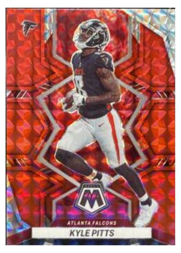2022 Panini Mosaic Base Set Kyle Pitts Red #10 card