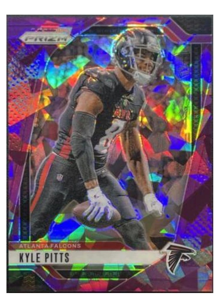 2024 Panini Prizm Base Set Kyle Pitts Purple Ice #13 card