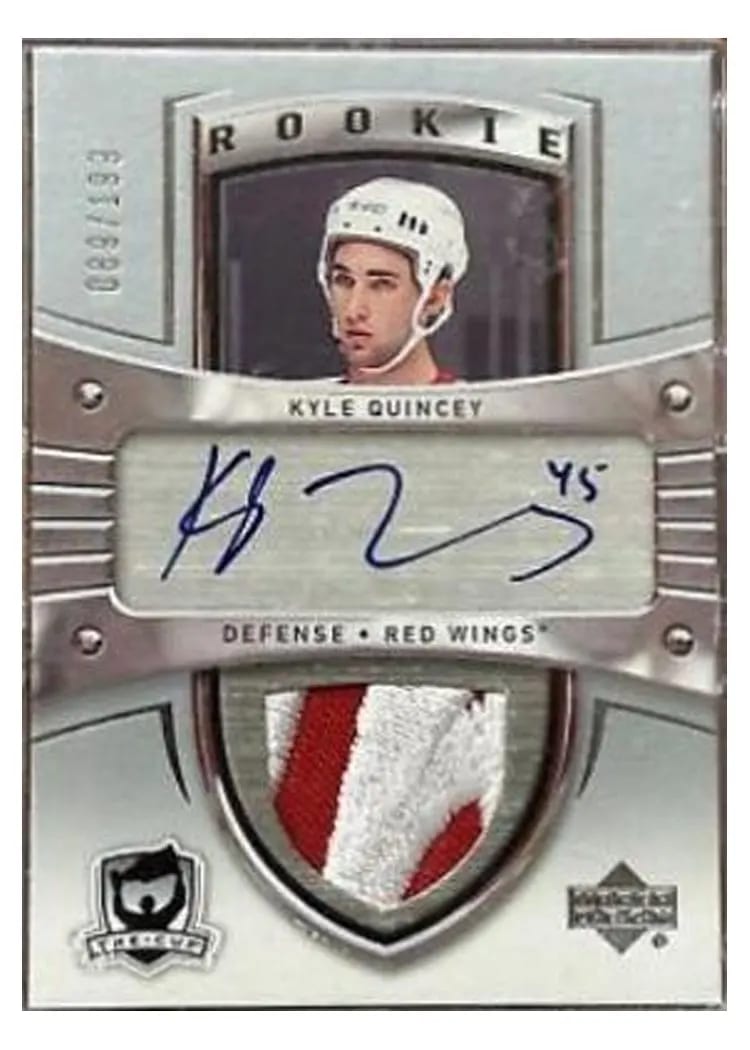 2005 Upper Deck the Cup Kyle Quincey #163 card