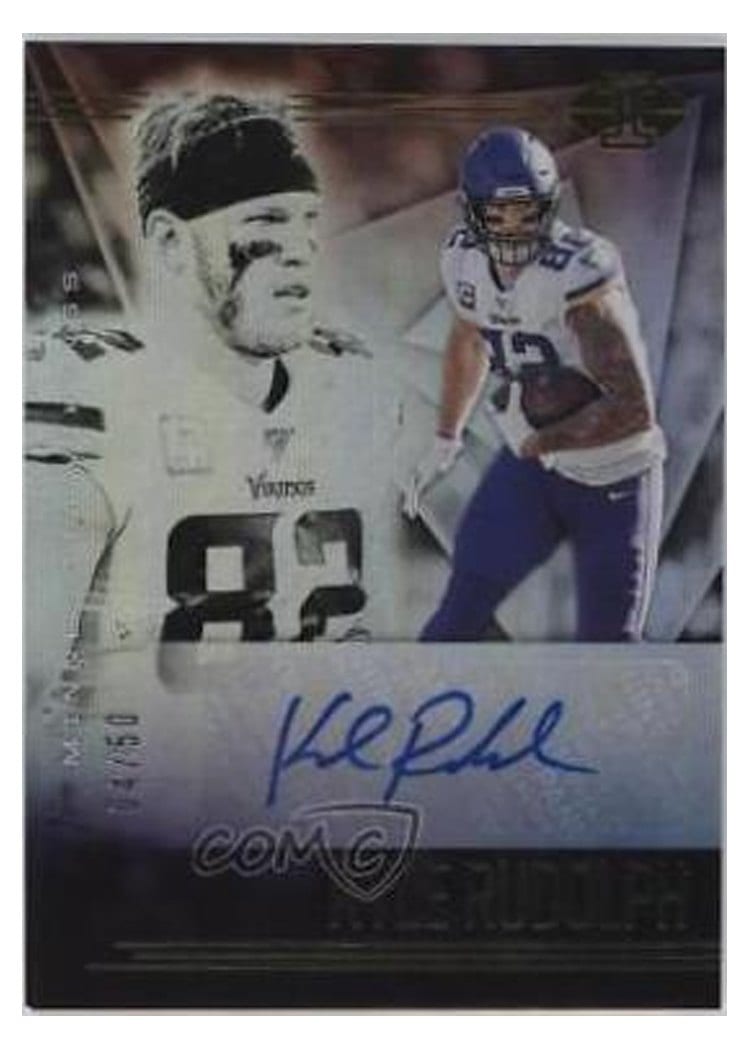 2020 Panini Illusions Trophy Collection Signatures Kyle Rudolph #TCS14 card