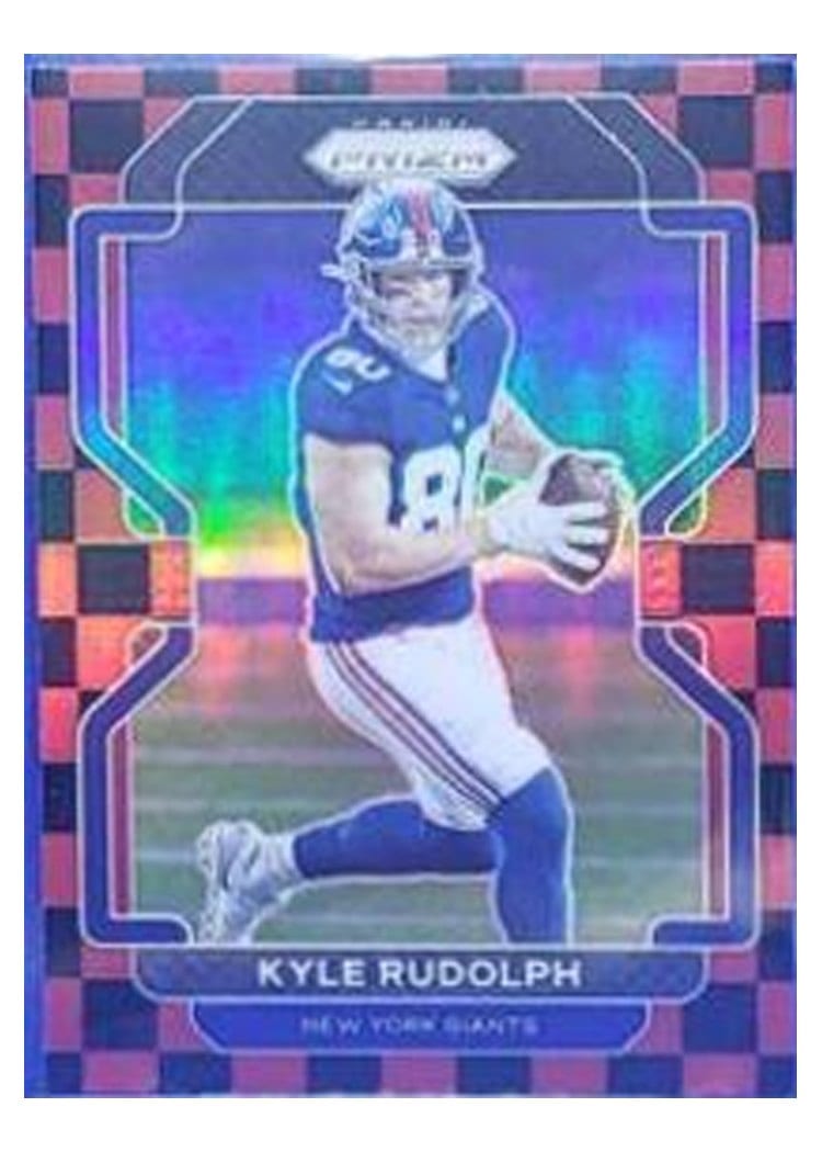 2021 Panini Prizm Base Set Kyle Rudolph Black and Red Checker Prizm #230 card