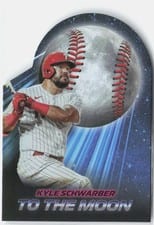 2024 Topps Big League To the Moon Die-Cuts Kyle Schwarber #TM-29 card