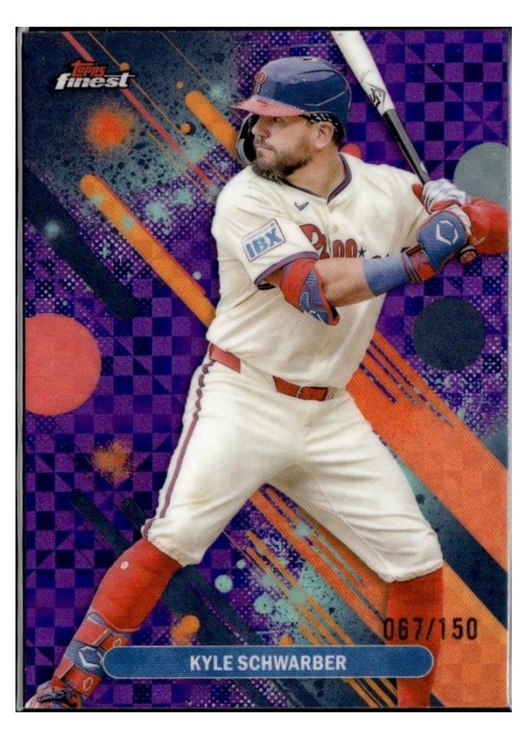 2025 Finest Base Set Kyle Schwarber #88 card