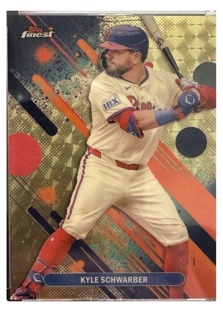 2025 Finest Base Set Kyle Schwarber #88 card