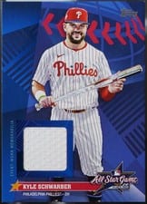 2025 Topps Update All-Star Stitches Kyle Schwarber #AS-KSC