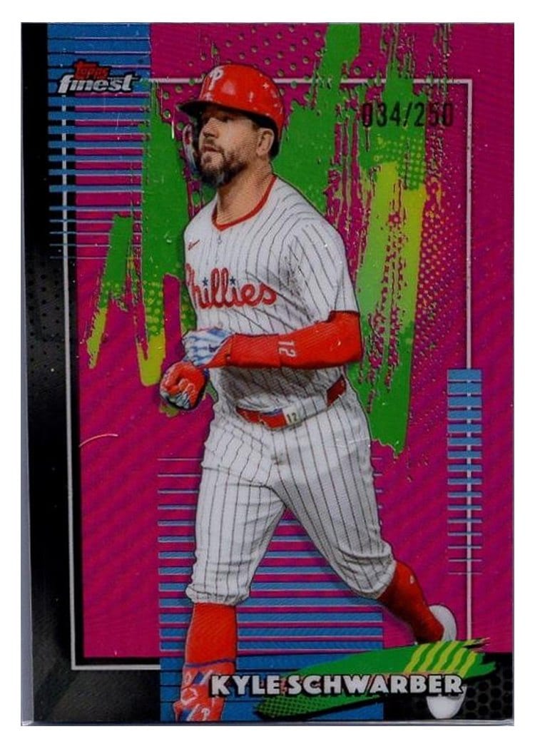 2026 Topps Finest Kyle Schwarber #91 card