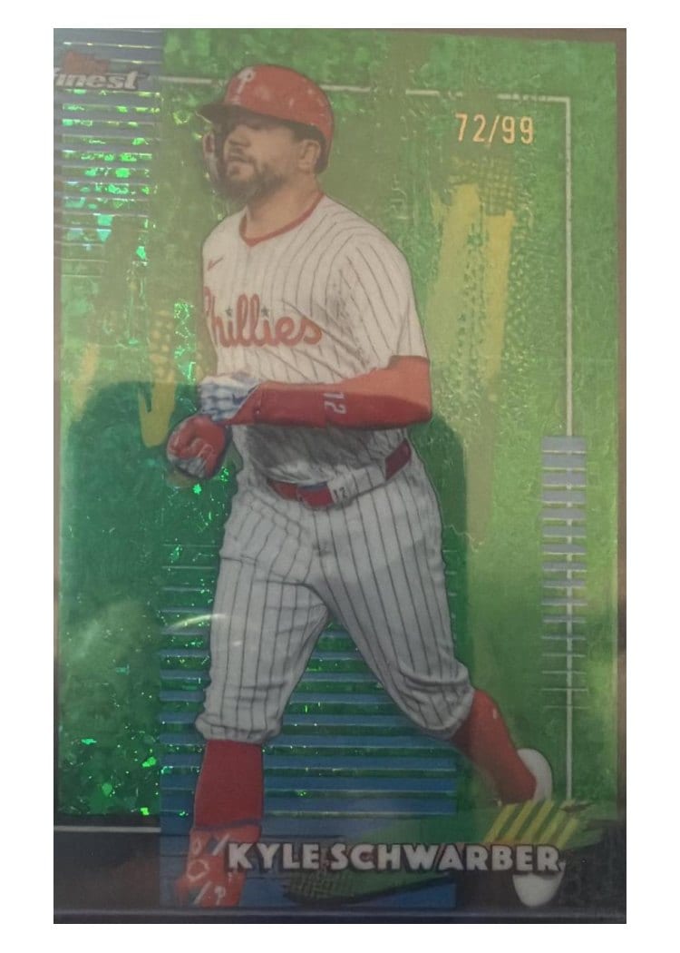2026 Topps Finest Kyle Schwarber #91 card