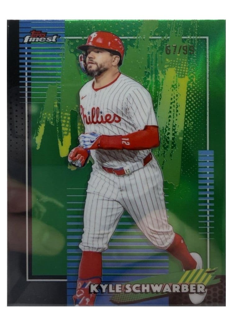2026 Topps Finest Kyle Schwarber #91 card