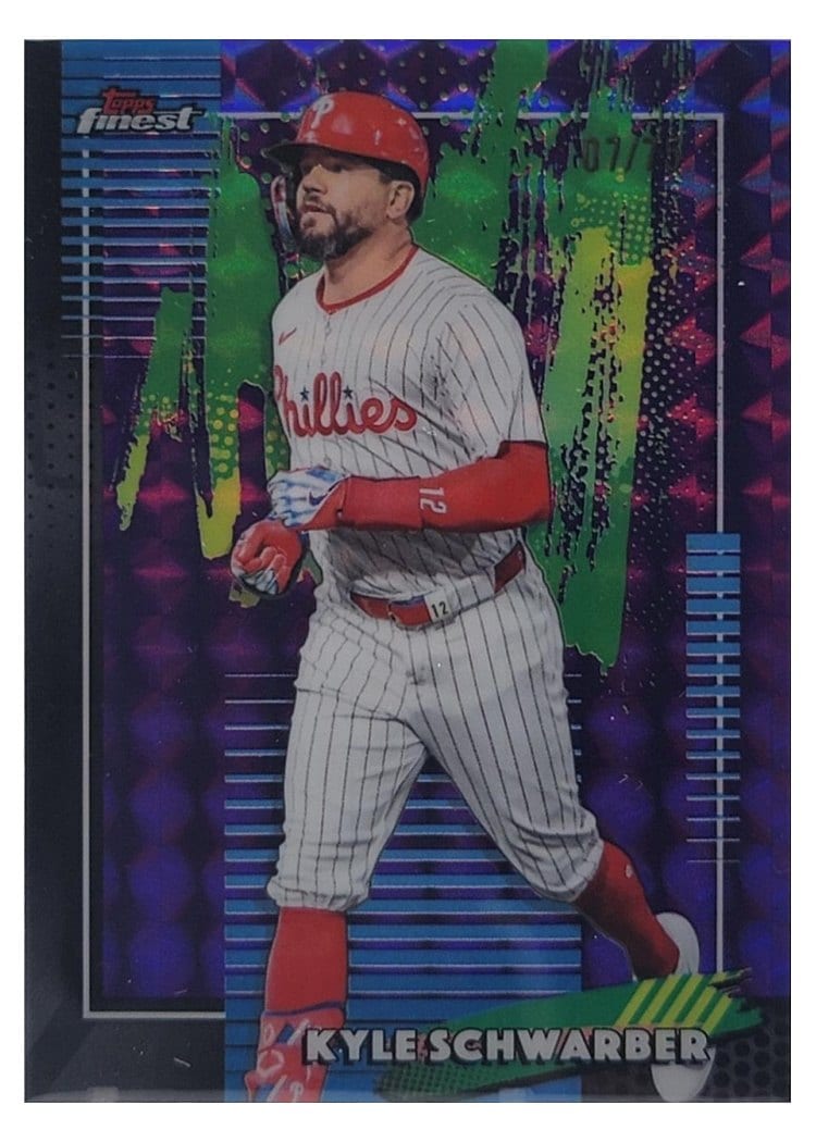 2026 Topps Finest Kyle Schwarber #91 card