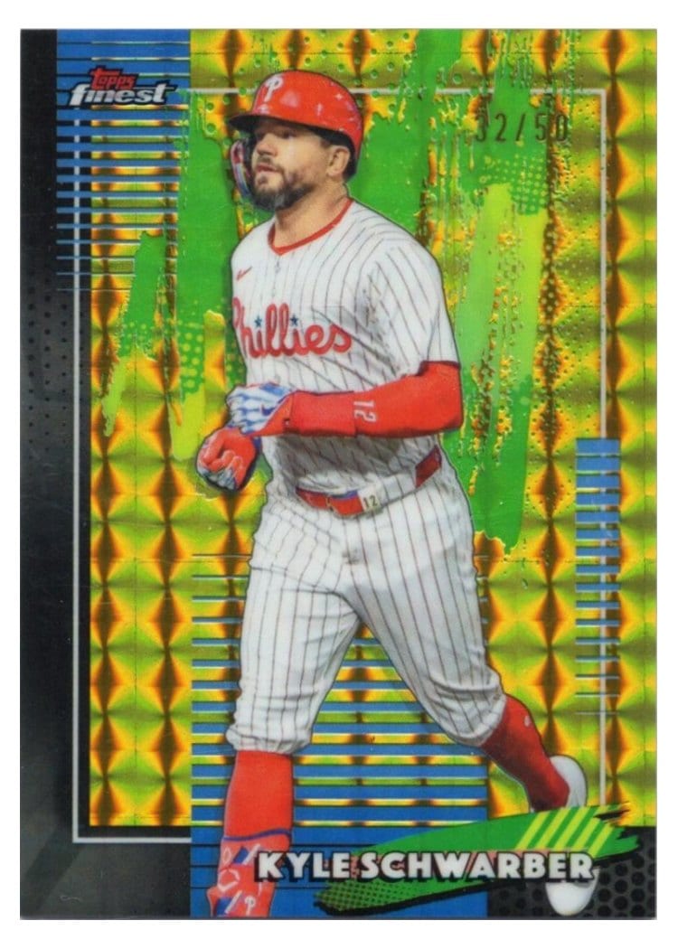 2026 Topps Finest Kyle Schwarber #91 card