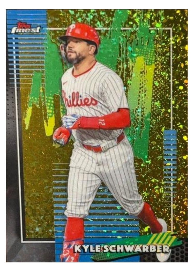 2026 Topps Finest Kyle Schwarber #91 card