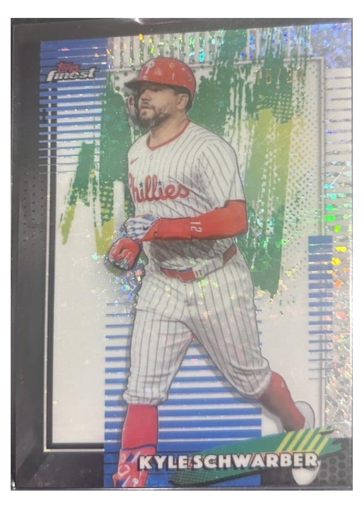 2026 Topps Finest Kyle Schwarber #91 card