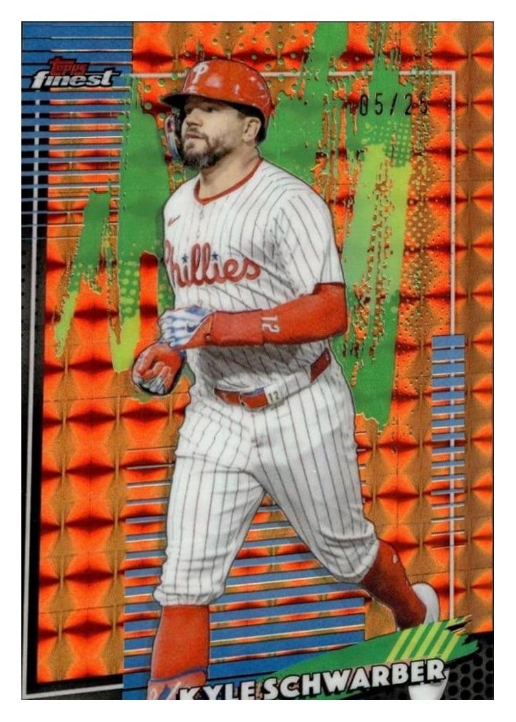 2026 Topps Finest Kyle Schwarber #91 card