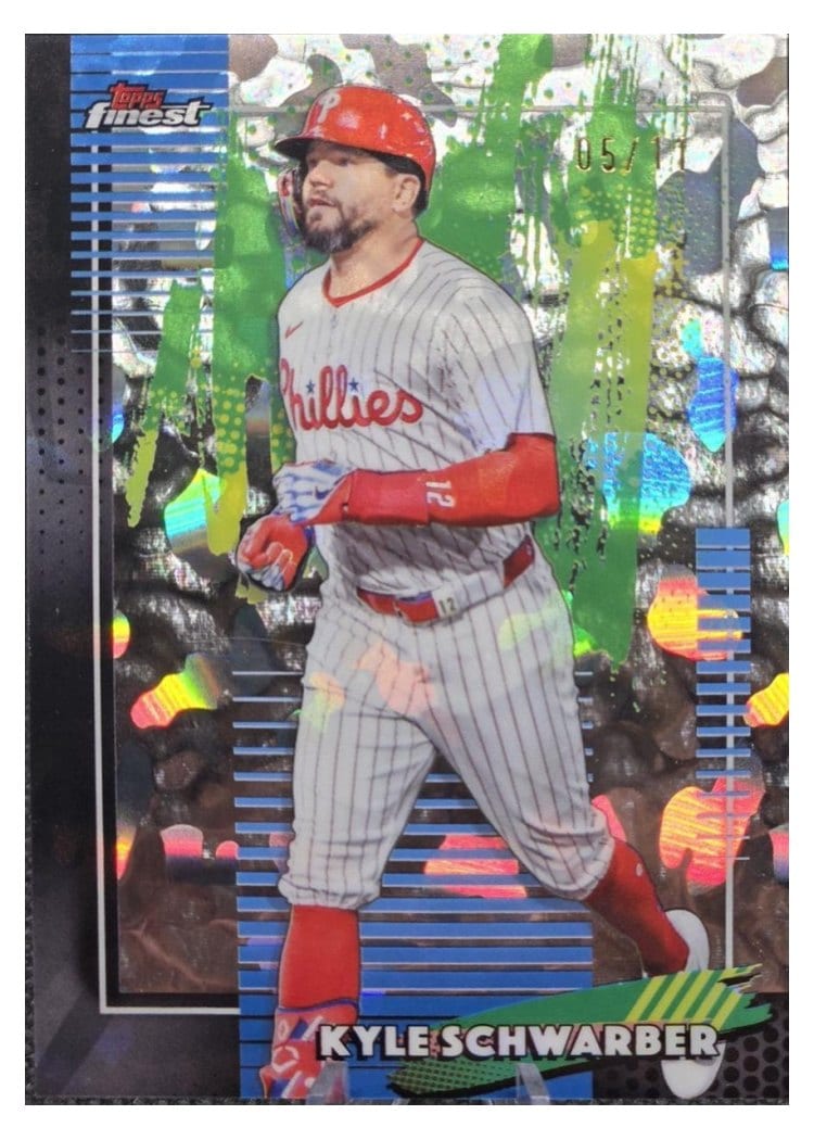 2026 Topps Finest Kyle Schwarber #91 card