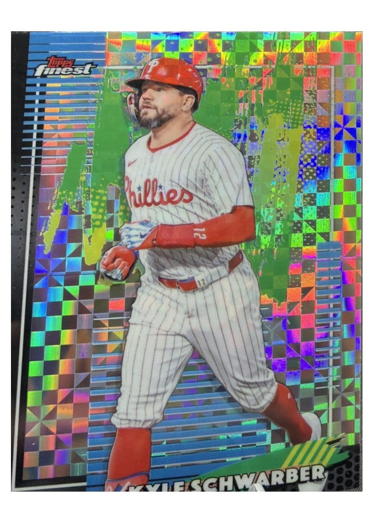 2026 Topps Finest Kyle Schwarber #91 card