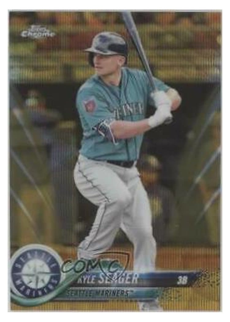 2018 Topps Chrome Base Set Kyle Seager #159 card