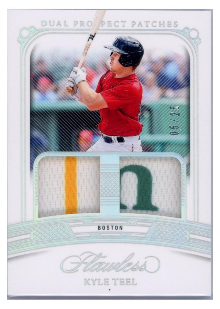 2024 Panini Flawless Dual Prospect Patches Kyle Teel #DP-KT card