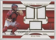 2024 Panini National Treasures Game Gear Swatches Trio Kyle Teel #39 card