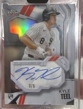 2026 Topps Chrome Black Ivory Autographs Kyle Teel #IVA-KT card