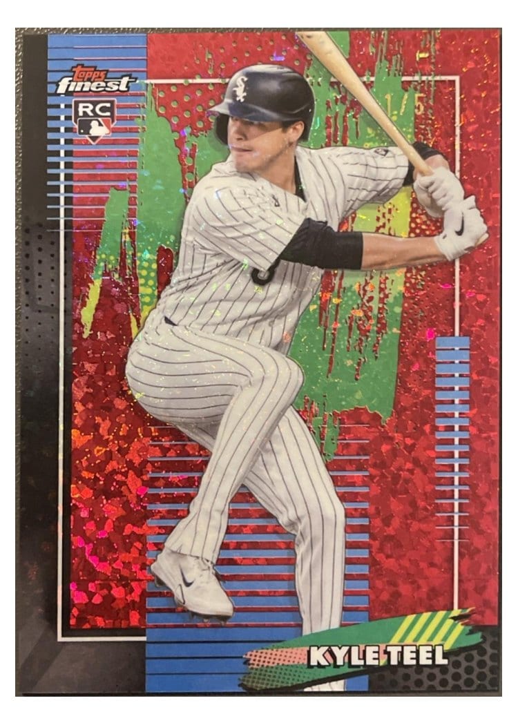 2026 Topps Finest Kyle Teel Red Mini Diamond Refractor #193 card