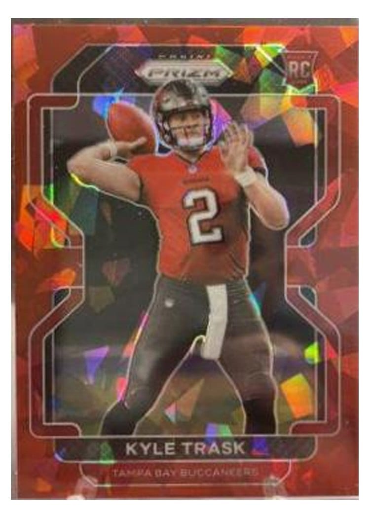 2021 Panini Prizm Base Set Kyle Trask Red Ice Prizm #339 card