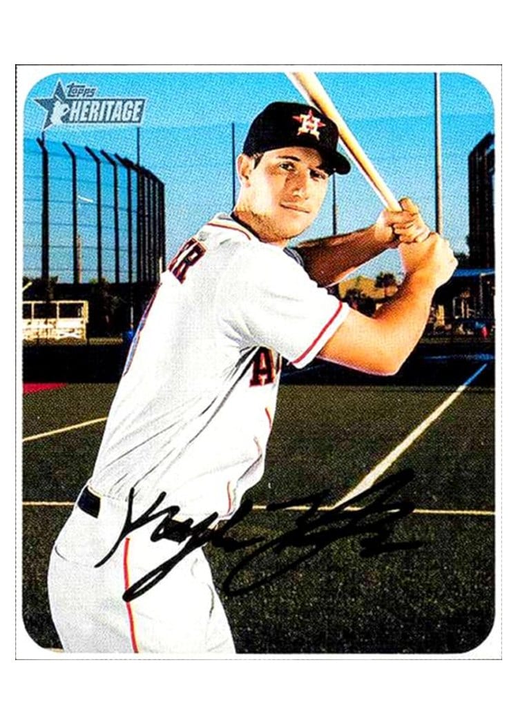 2020 Topps Heritage Base Set Kyle Tucker #45 card