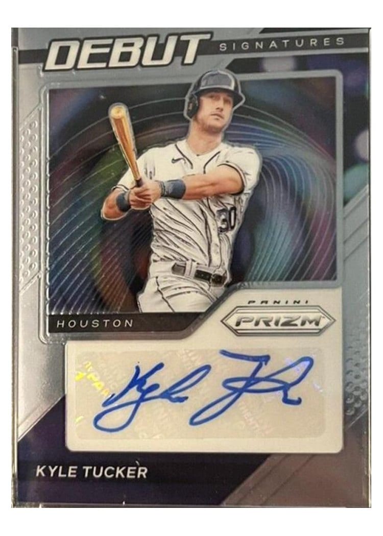 2021 Panini Prizm Debut Signatures Kyle Tucker #DS-KT card