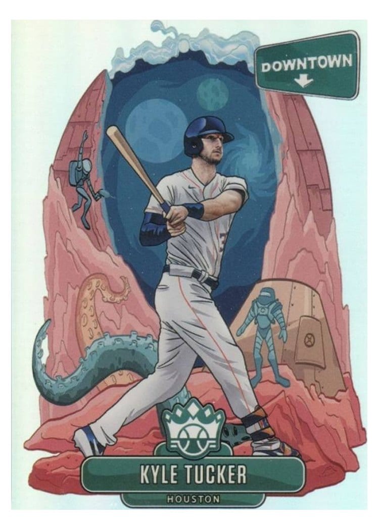 2022 Panini Diamond Kings Downtown Kyle Tucker #D20 card