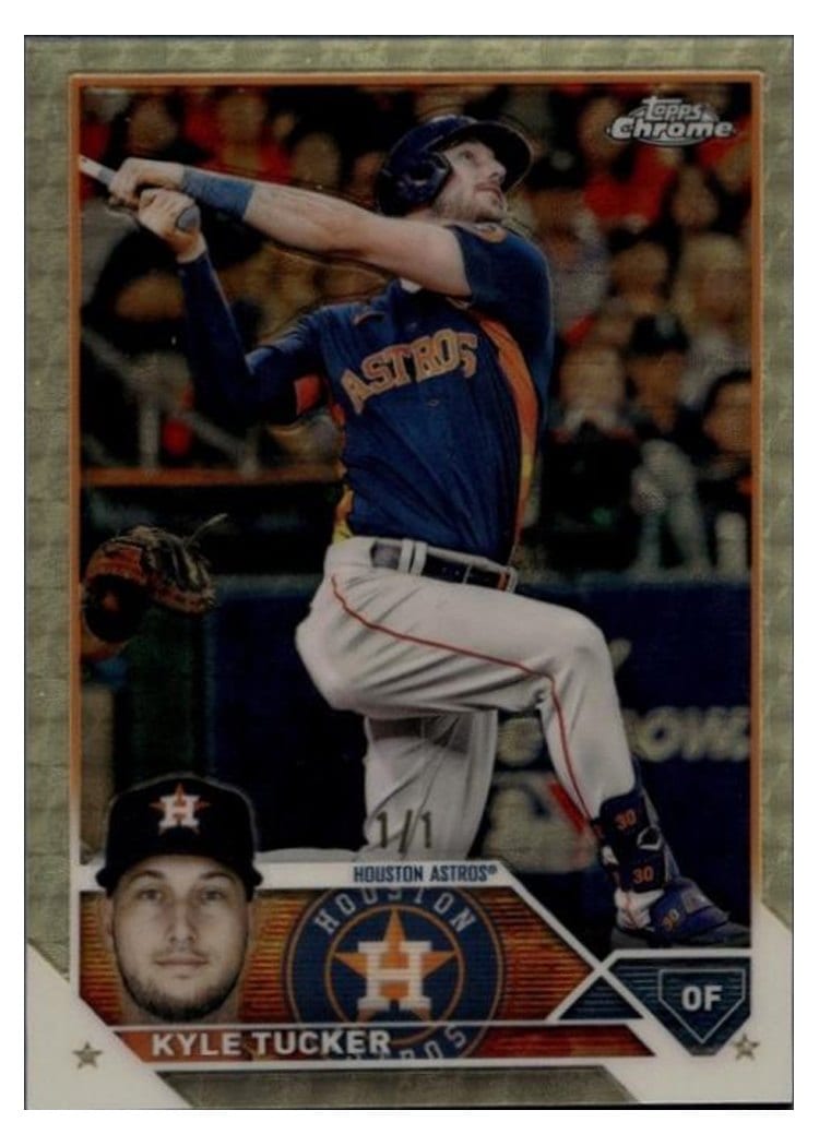 2023 Topps Chrome Base Set Kyle Tucker #6 card