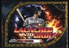 2024 Topps Cosmic Chrome Launched Into Orbit Kyle Tucker #LIO-11 card