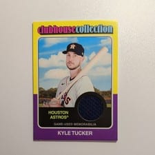2024 Topps Heritage Clubhouse Collection Relic Kyle Tucker #CCR-KT card