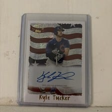 2025 Topps Archives 1995 Topps Cyberstats Autographs Kyle Tucker #95CA-KT card
