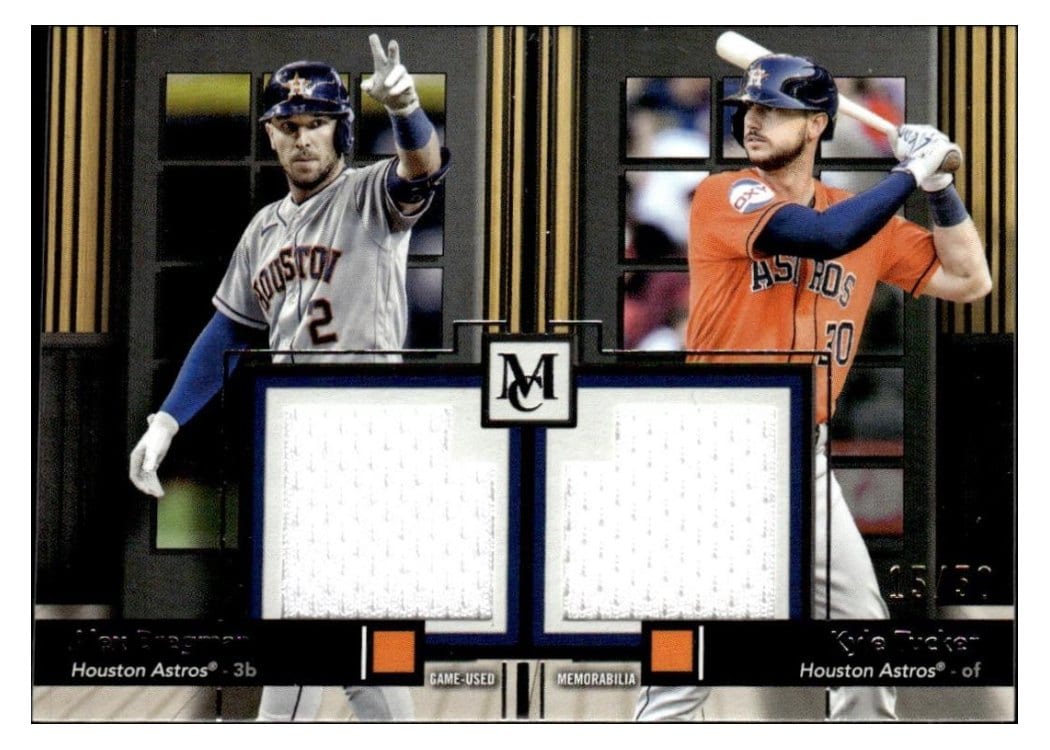 2024 Topps Museum Collection Dual Meaningful Material Relics Kyle Tucker / Alex Bregman #DMMR-BRT card