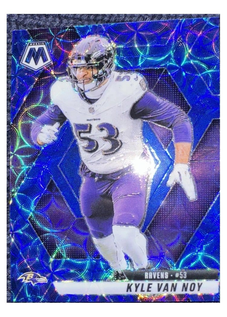 2025 Panini Mosaic Base Set Kyle Van Noy Blue Scope #13 card